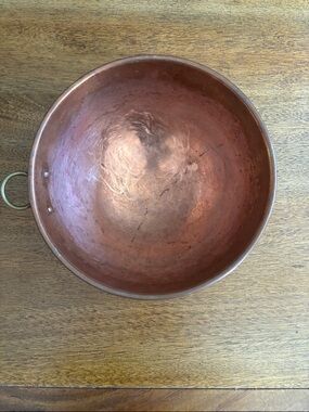 Vintage Copper bowl, used and ready to be used again